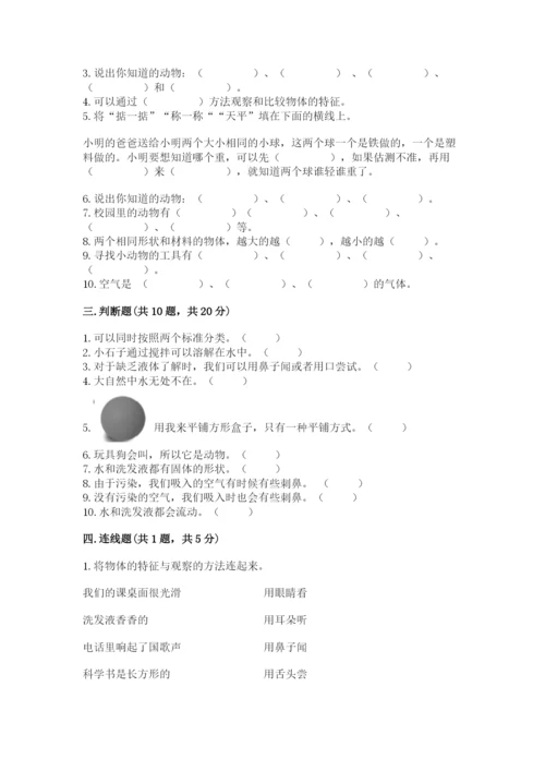 教科版一年级下册科学期末测试卷精品【能力提升】.docx