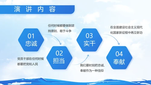 蓝色大海中国海军军事部队动态PPT