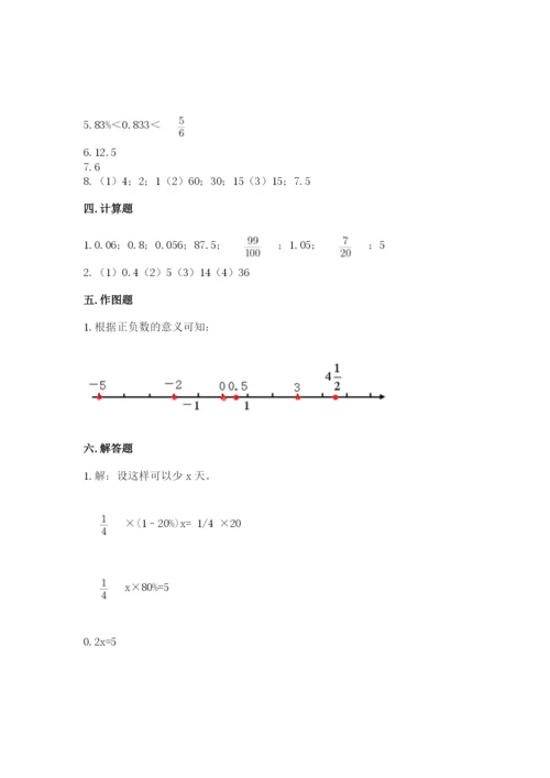 六年级下册数学期末测试卷附参考答案【b卷】.docx