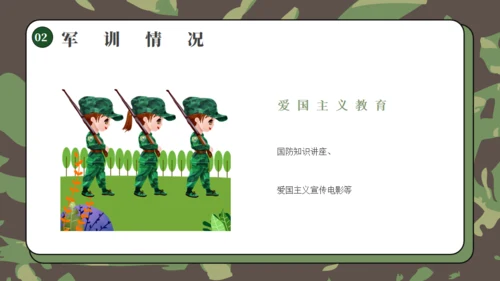 学生军训总结通用PPT模板