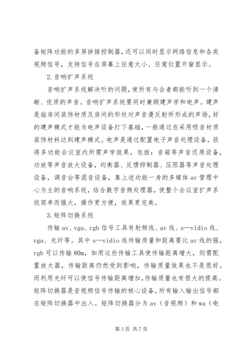 多功能会议室系统建设心得_1.docx