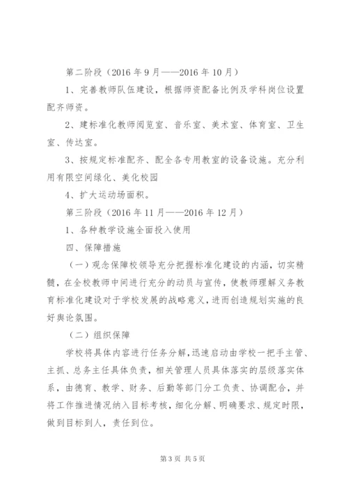 学校标准化建设方案.docx