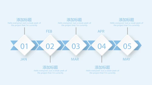 蓝色简约大方医疗牙科口腔健康动态PPT