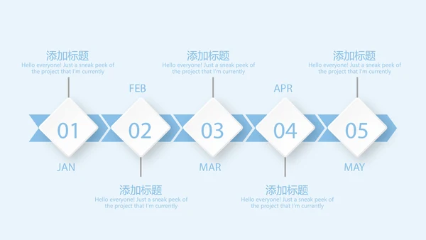 蓝色简约大方医疗牙科口腔健康动态PPT