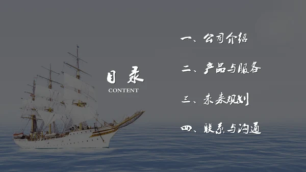 扬帆起航公司企业招商引资简介通用PPT模板