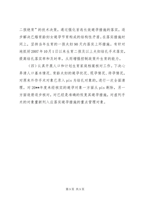 副县长在全县人口计生工作形势分析调度会上的讲话.docx