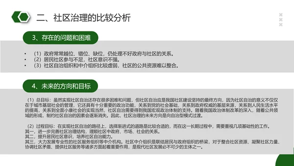 社区治理PPT模板