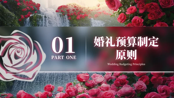 粉红色毛玻璃520情人节PPT模板