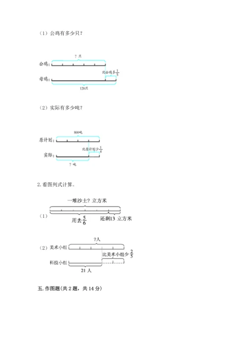 人教版六年级上册数学期中测试卷及参考答案【模拟题】.docx