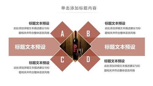 高档红酒葡萄酒产品介绍红酒宣传ppt模板