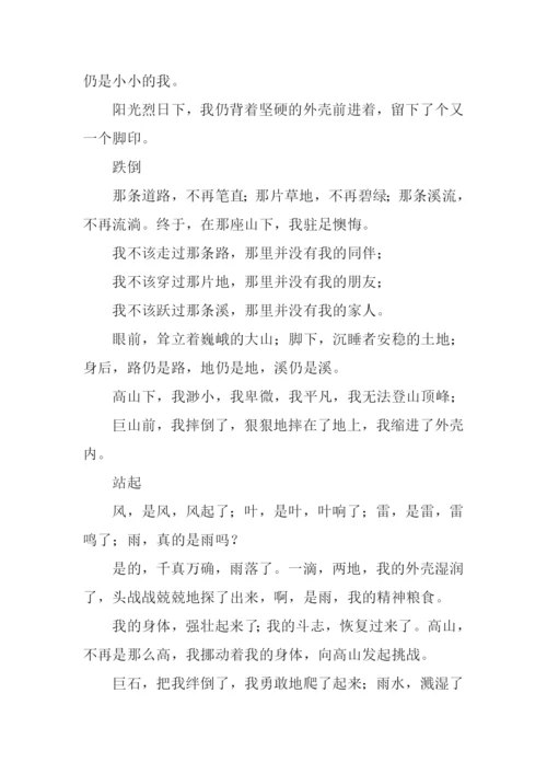 夕阳下下的背影作文.docx