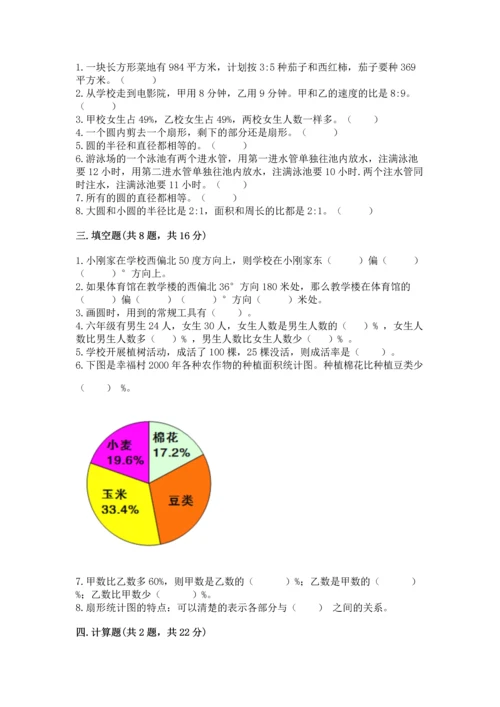 小学数学六年级上册期末考试卷含完整答案【网校专用】.docx