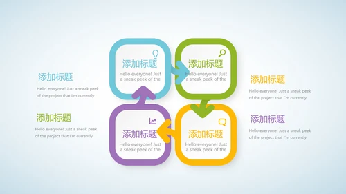 蓝色时尚美容SPA宣传动态PPT