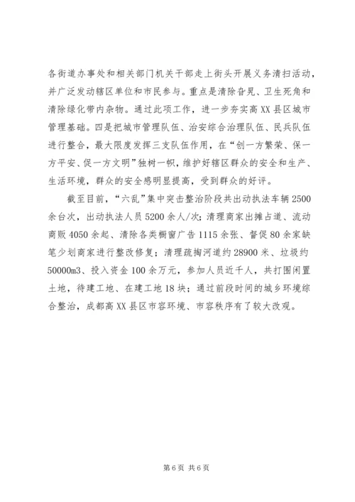 城乡环境综合整治工作情况汇报.docx