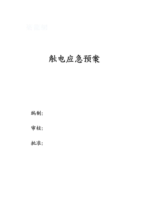 项目部触电应急预案.docx