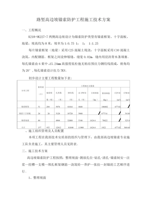 锚索施工方案.docx