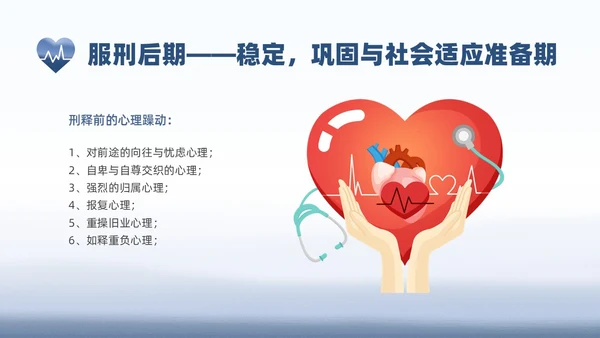 蓝色水彩罪犯心理健康教育PPT课件