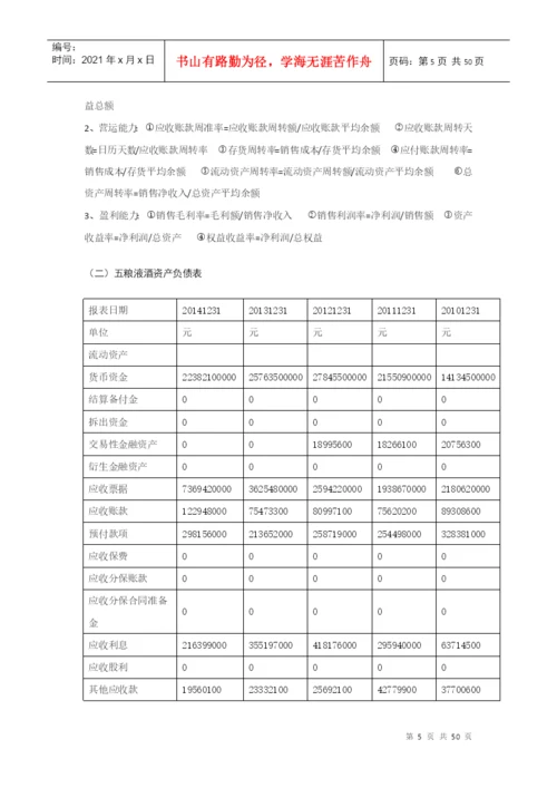 财务比率分析论文.docx