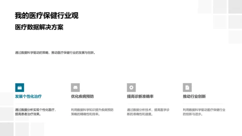 医保数据科学应用述职PPT模板