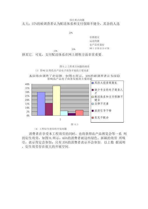 互联网XX特色农产品电子商务应用创业计划书(内容详细数据全面可直接作模版).docx