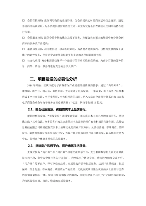 无线安庆项目立项可行性研究报告.docx