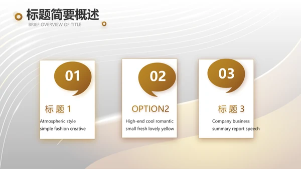 金色大气商业融资计划书PPT
