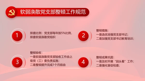 红色大气党风廉政建设工作总结动态PPT模板
