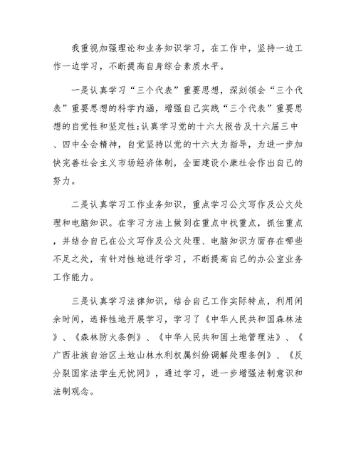 XX年度个人工作总结大全