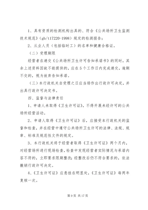 公共场所卫生安全承诺书 (4).docx