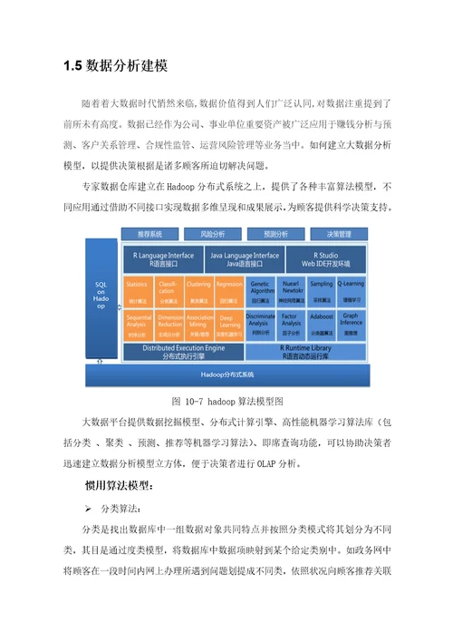 数据仓库建设方案样本