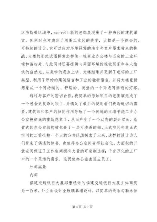 多层综合办公楼建筑调研报告.docx