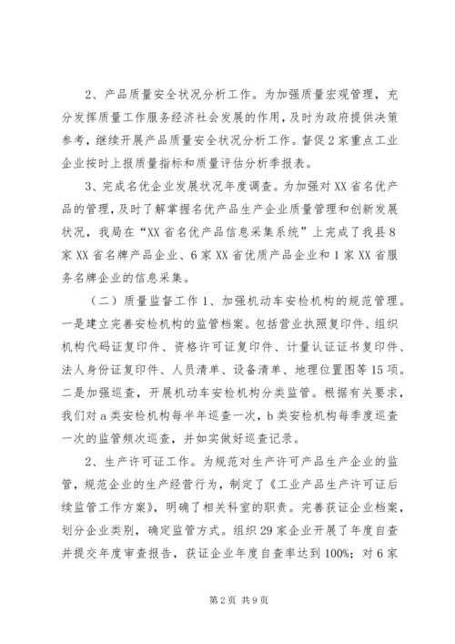 乡镇质监局年度监督工作总结.docx