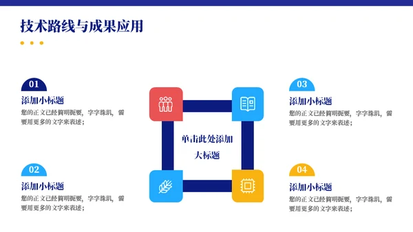 几何风毕业论文答辩通用PPT模板
