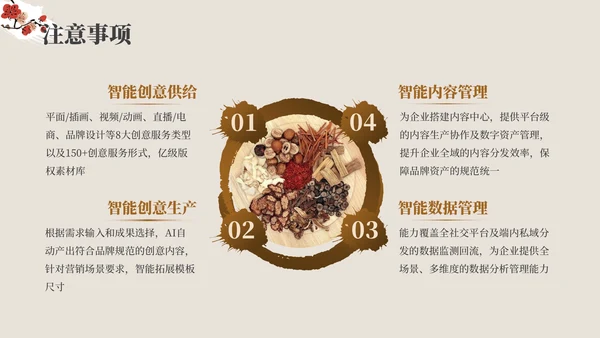 红棕色中医药产品介绍PPT模板