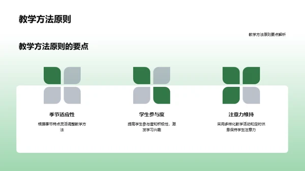 大暑季节教学策略