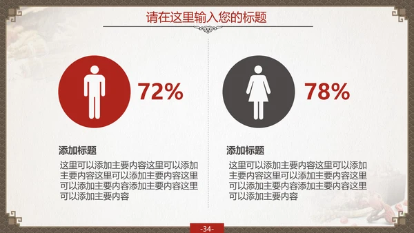 传统中国风中药药材老中医PPT模板