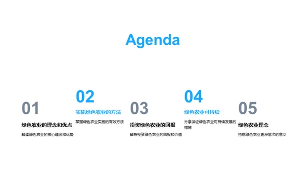 深化绿色农业