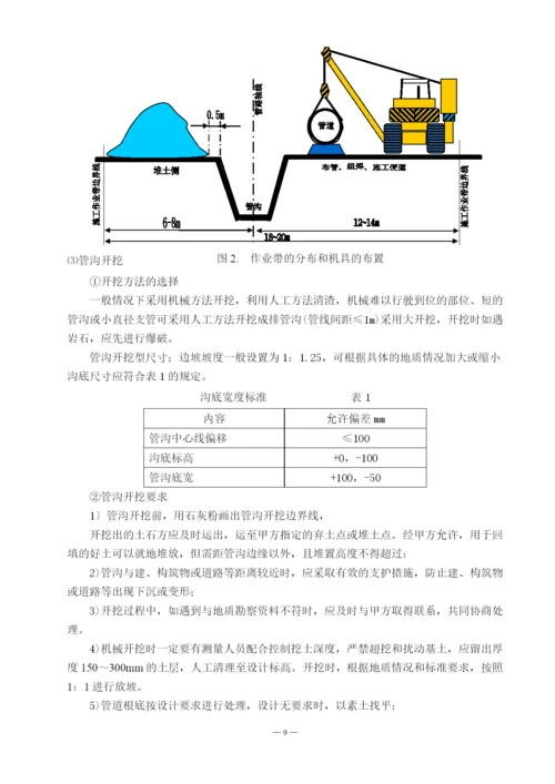 白马铁矿精矿管道施工方案.docx