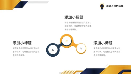 蓝金牌质感创业商业计划书PPT模板