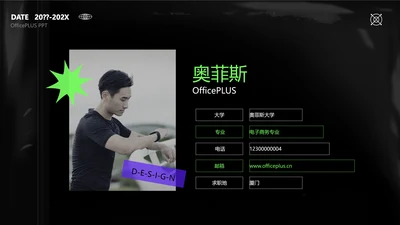 简约风并列关系5项PPT图文页