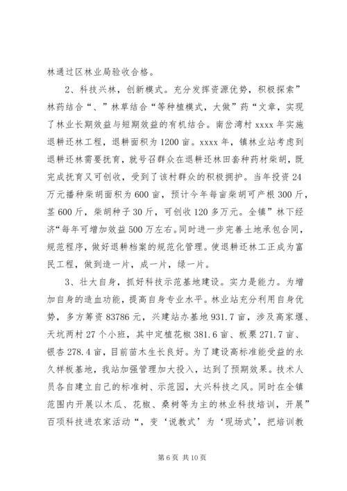 乡镇年度林业站农林工作总结.docx