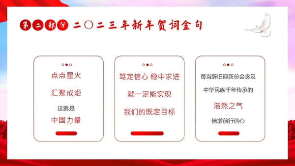 新年贺词新年献词让明天的中国更美好党建PPT