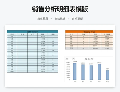销售分析明细表模版