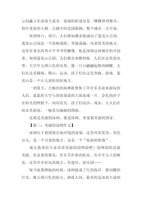 美丽的深圳作文.docx