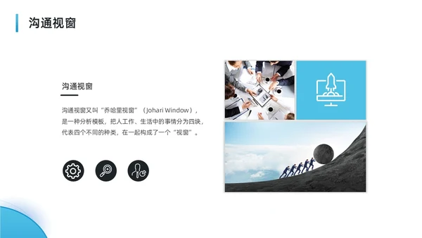蓝色水彩简约商务可复制的领导力企业培训PPT团队