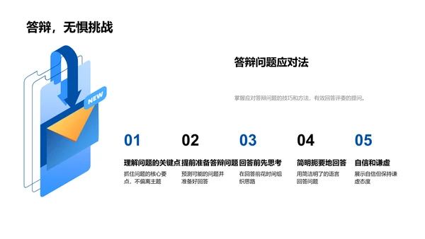 答辩指南讲座PPT模板