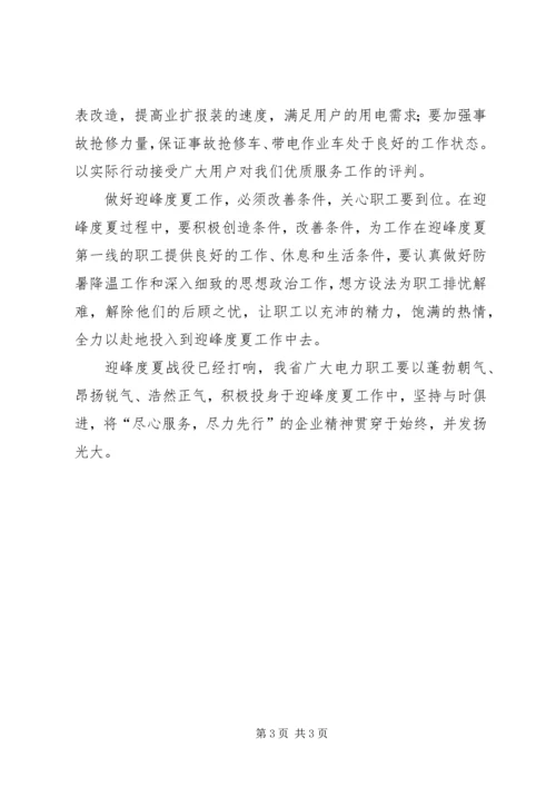 迎峰度夏工作方案 (4).docx