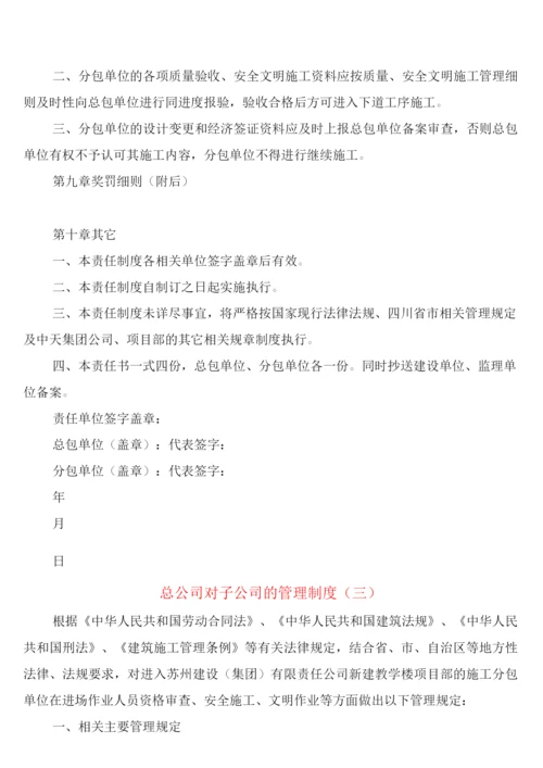 总公司对子公司的管理制度(6篇).docx