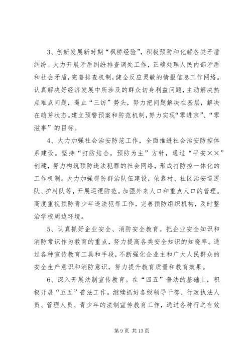 乡镇政法书记在政法综治领导干部集训时的讲话.docx