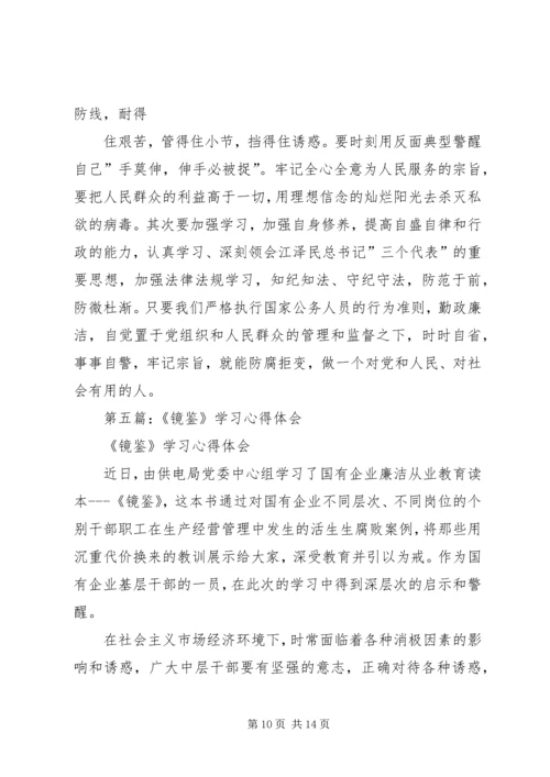 学习《镜鉴》心得体会(精选多篇).docx